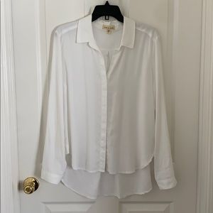 Anthropologie white button-down